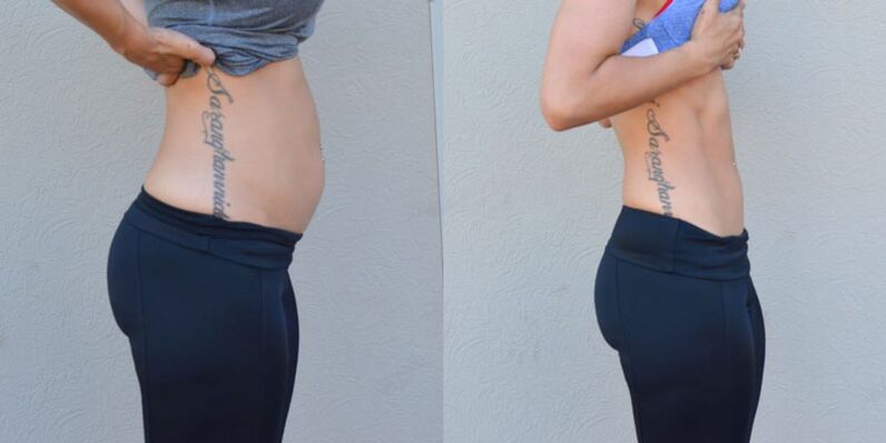 We burn fat at the waist