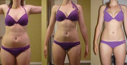 Diet of buckwheat before and after photos
