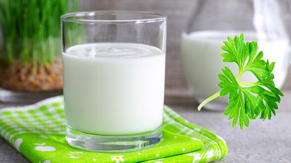 Diet with kefir