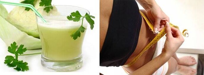 Cabbage juice helps you to be lean