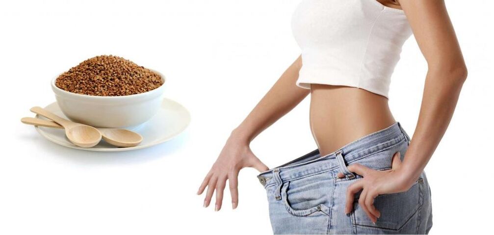 The result of weight loss in a buckwheat diet