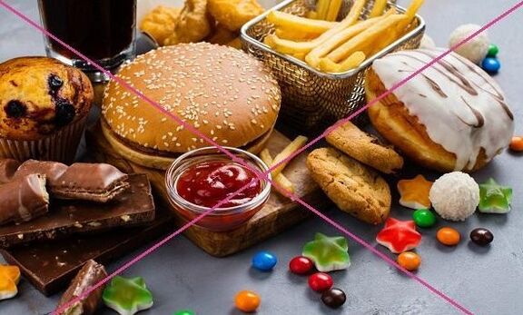 Which is forbidden in the diet these