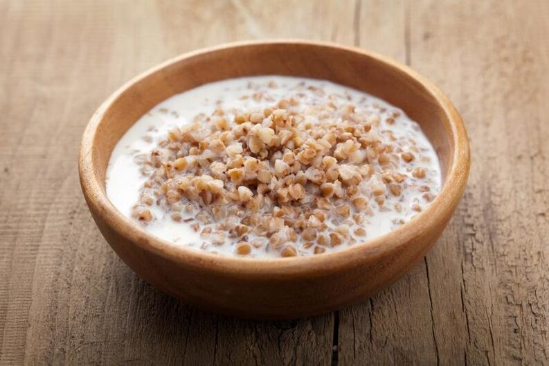 Buckwheat with kefir